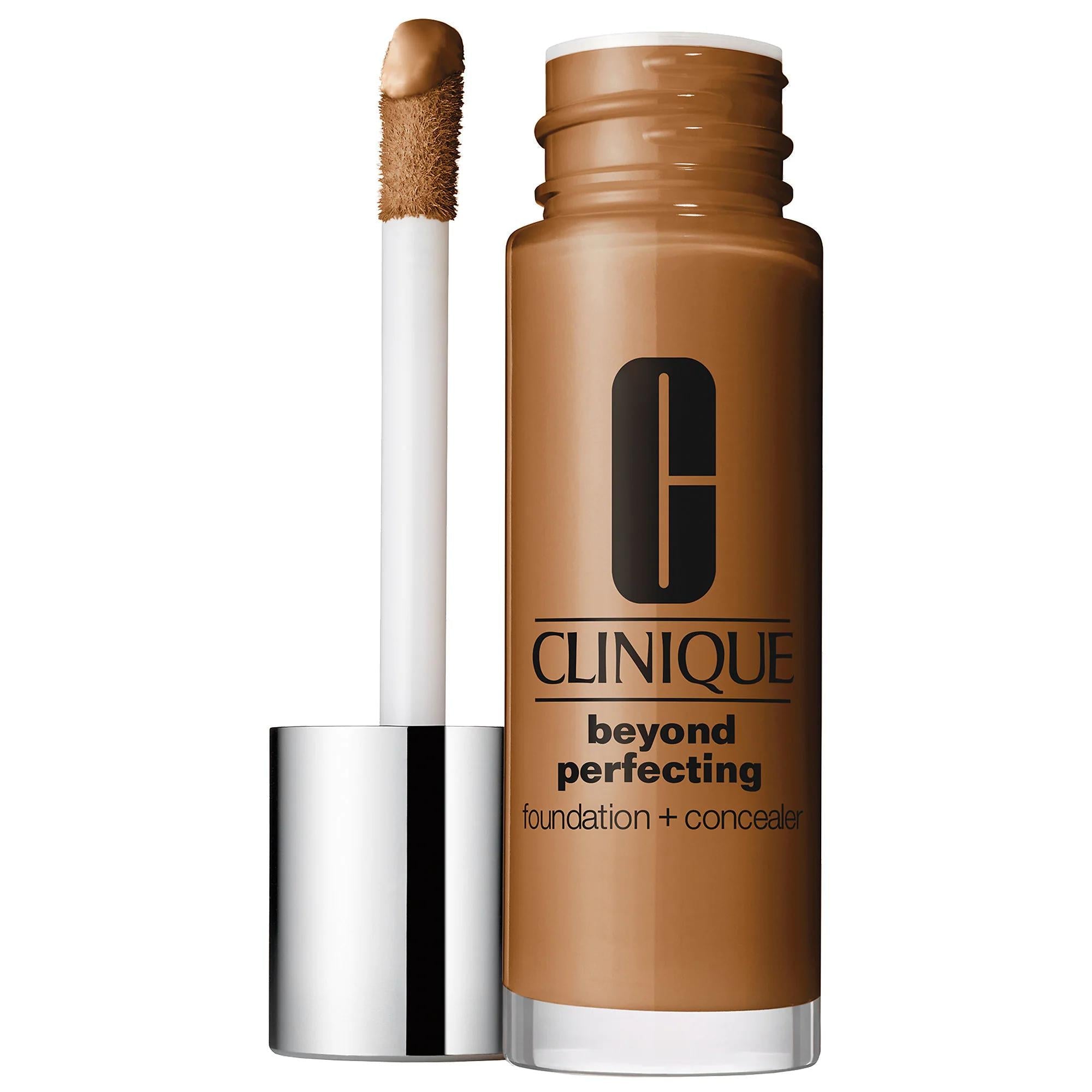 Clinique Beyond Perfecting Foundation + Concealer - Long-Lasting, Full-Coverage, Oil-Free Makeup for All Skin Types