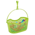 Flink & Sauber Clothespin Set - 30 Stainless Clothespins with Basket, UV Resistant Laundry Accessories
