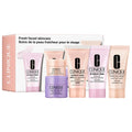 Clinique Fresh Faced Skincare Set: Hydrating Moisture Surge, Cleansing Balm, Eye Cream - Paraben & Phthalate-Free for Glowing Skin