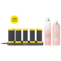 Hot Toddy: Voluminous Curls & Heat Protection Hair Styling Set Ð Hot Hair Rollers, Frizz Control, Sulfate & Paraben Free