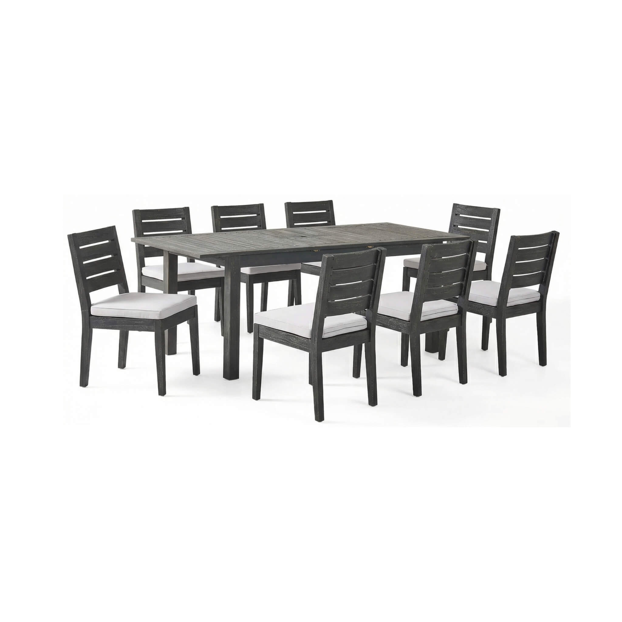 Alora 9-Piece Outdoor Dining Set With Extendable Acacia Wood Patio Table (SAK75134) – SAKSBY WHOLESALE, view 4