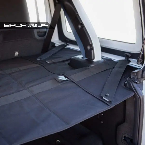 GPCA Jeep Wrangler JL 4DR Cargo Cover PRO (2018+) — color detail