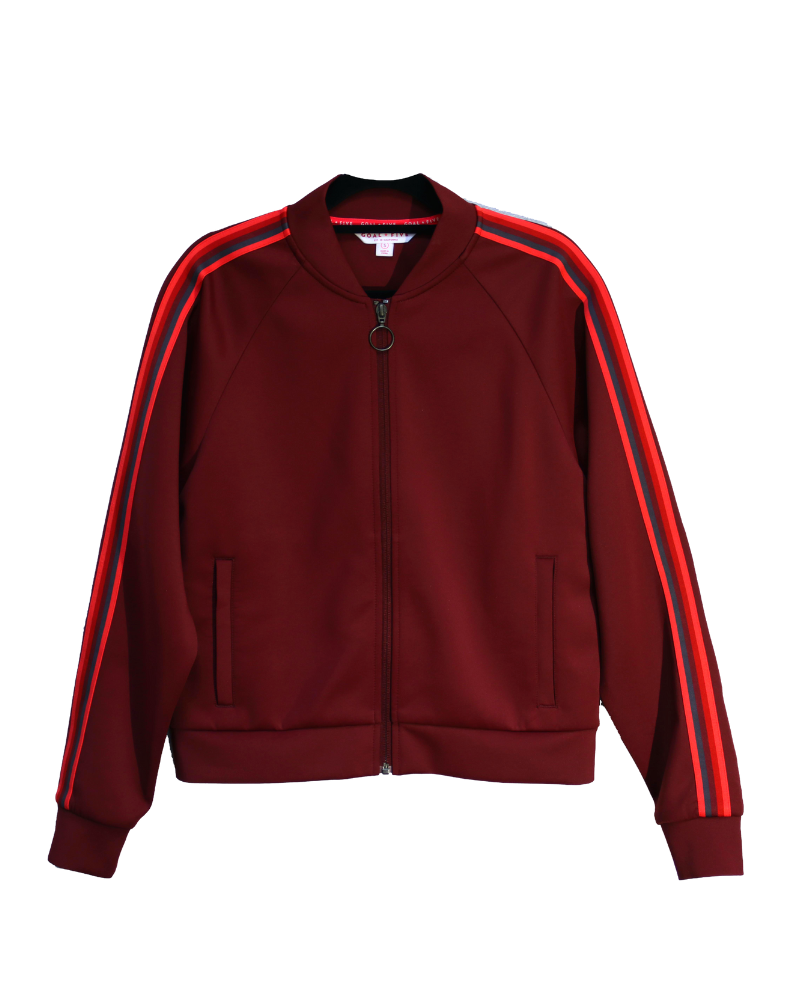 Goal Five Powerstripe LS Track Jacket — in-use photo