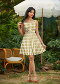 Pineapple Skater Dress