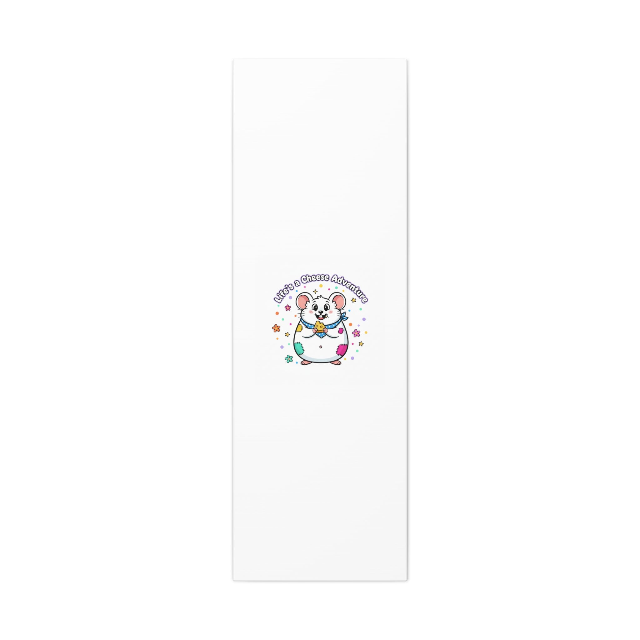 Life's a Cheese Adventure Canvas | Rodent-Core rat art print