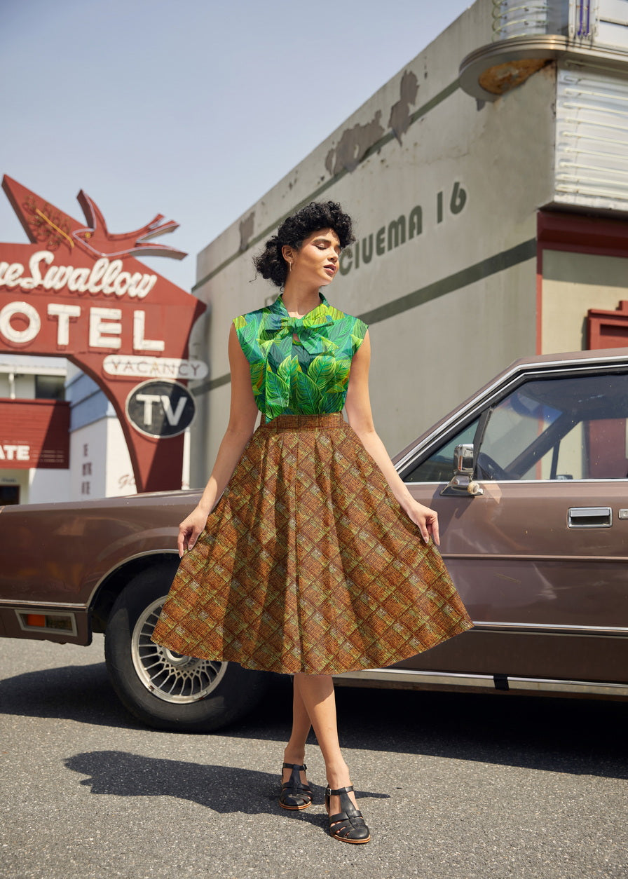 Leaves Bow Top