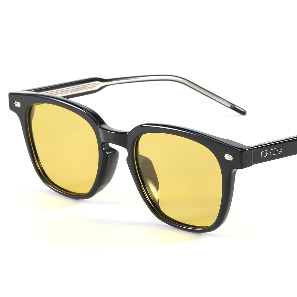 OHO's OHO's JESSIE Sunglasses (Color Variant 3) — Vintage-Inspired Aviator — OHO's branding close-up