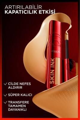 L'Oreal Paris Skin Ink High Coverage Liquid Foundation - Natural Finish, Long Lasting, Even Skin Tone, Flawless Makeup