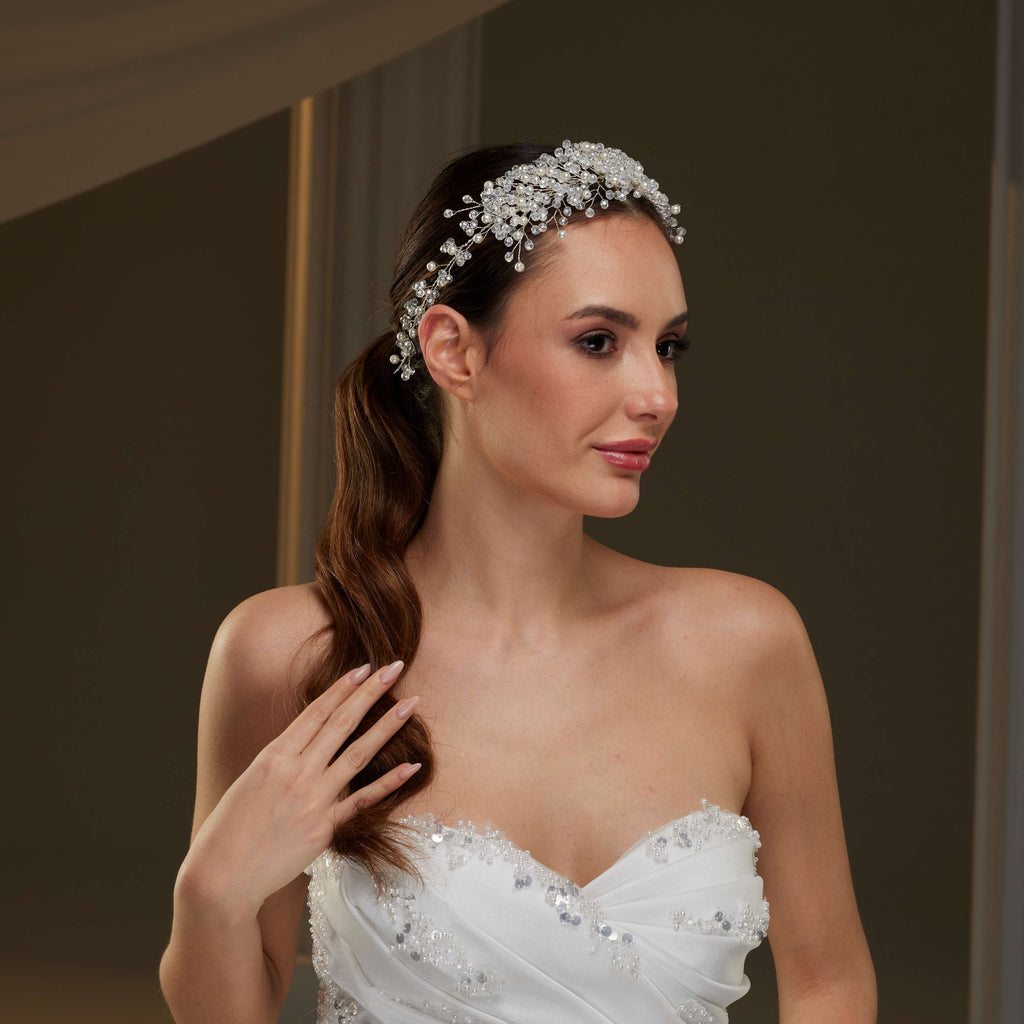 Elegant Bridal Hair Jewelry with Pearls – Bridal Port