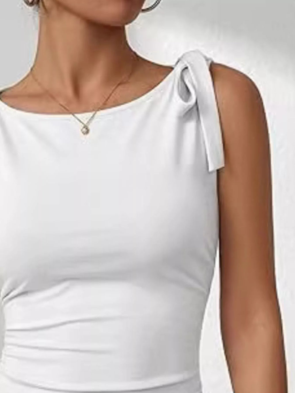 Tie Shoulder Tank Top