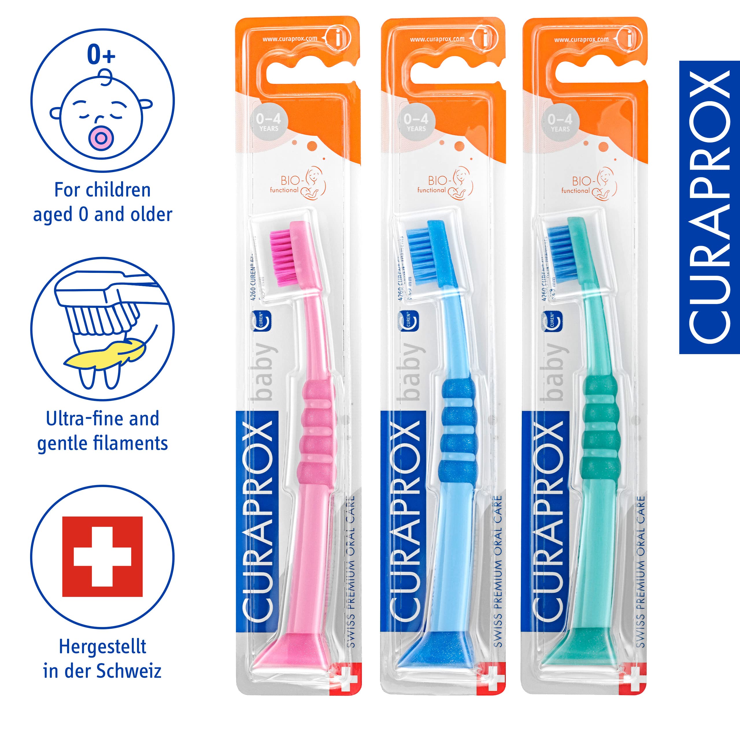 Curaprox Curakid Children's Toothbrush 0-3 Years