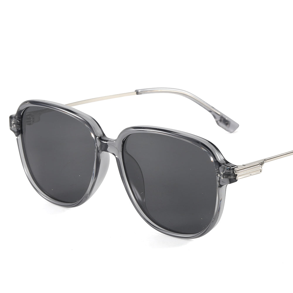OHO's OHO's SHORELINE Sunglasses (Color Variant 5) — Cat-Eye Shoreline Silhouette — OHO's branding close-up