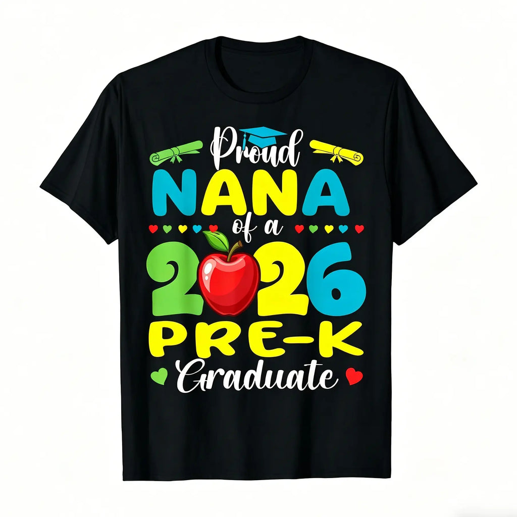 "Proud Mommy of 2026 Pre-K Graduate" T-Shirt – Cute School Milestone Graphic Tee