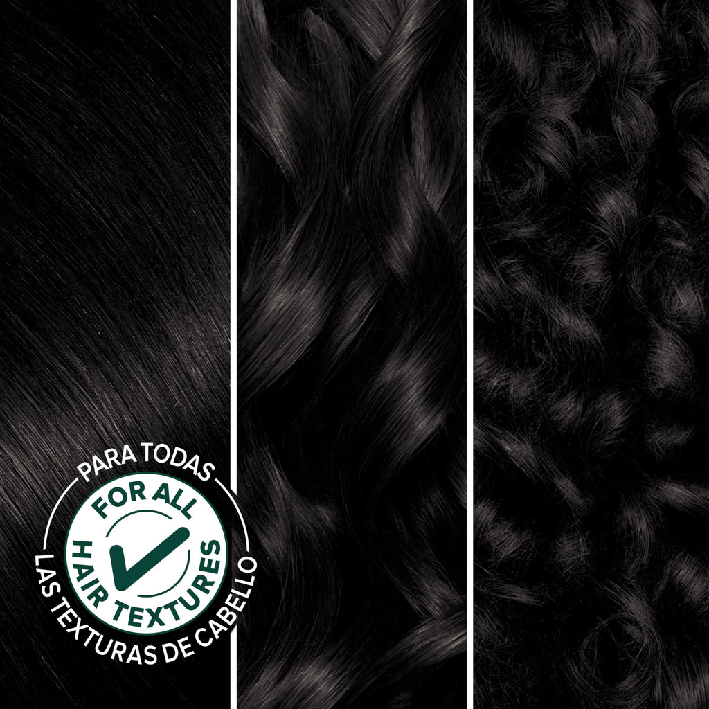 Garnier Nutrisse Ultra Creme 1 Black Hair Dye - Vegan Hair Dye, Nourishing Hair Color