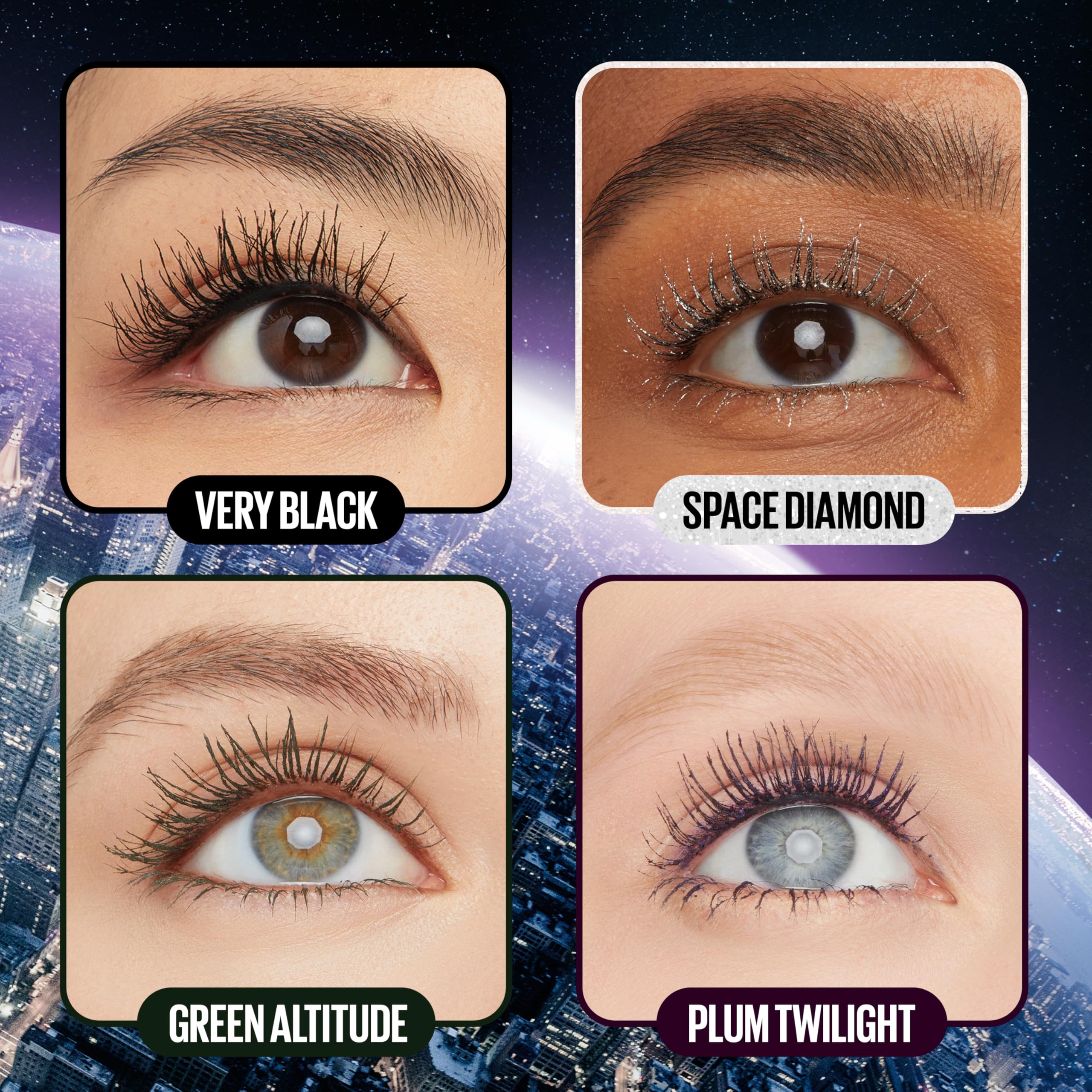 Maybelline Lash Sensational Sky High Mascara - Diamond Shimmer - Volumizing & Lengthening Formula