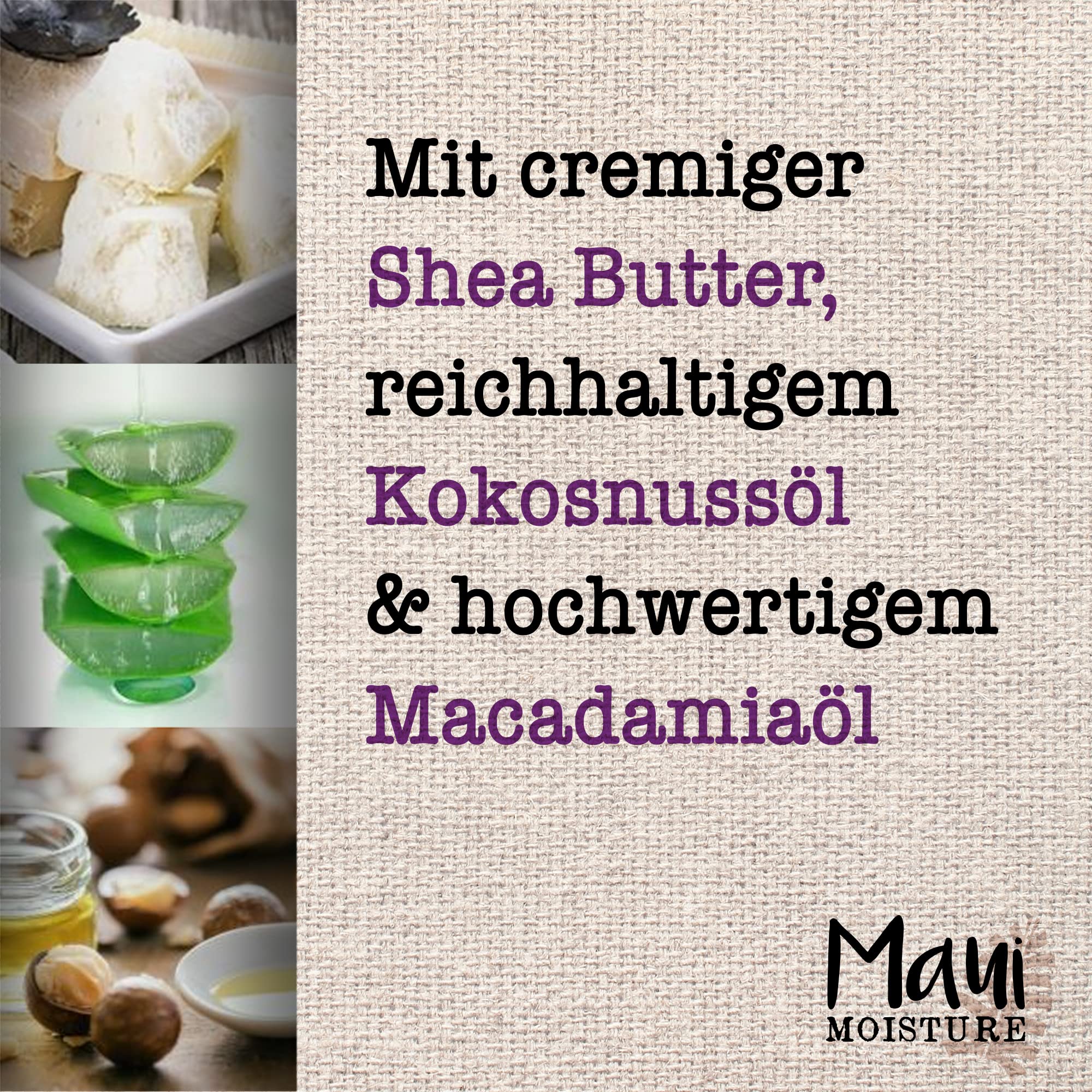 Maui Moisture Hydrating Shea Butter Hair Conditioner with Aloe Vera - 13.01 fl oz