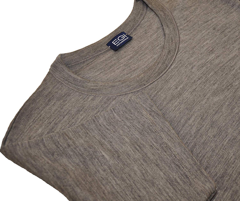 tittimitti EGi Luxury Merino Wool Blend Men's Short Sleeve T-Shirt. Proudly Made in Italy (468) — lifestyle context