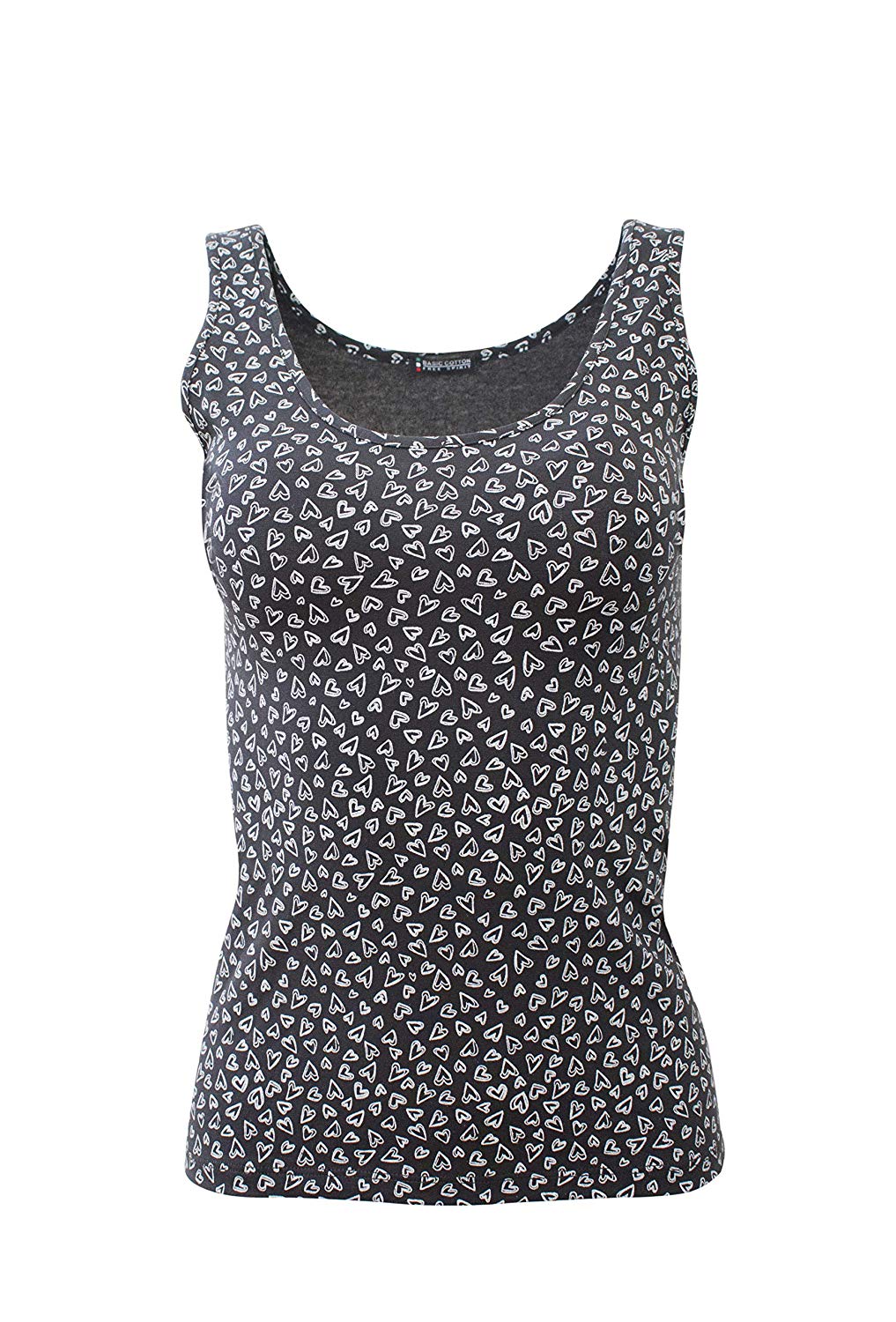 tittimitti BASIC COTTON Free Spirit Premium Quality Cotton Women's Print Tank Top. Proudly Made in Italy. — lifestyle context