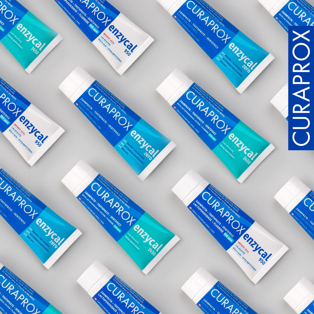 Curaprox Enzycal Zero Toothpaste - Natural Enzyme-Based Oral Care, 75ml