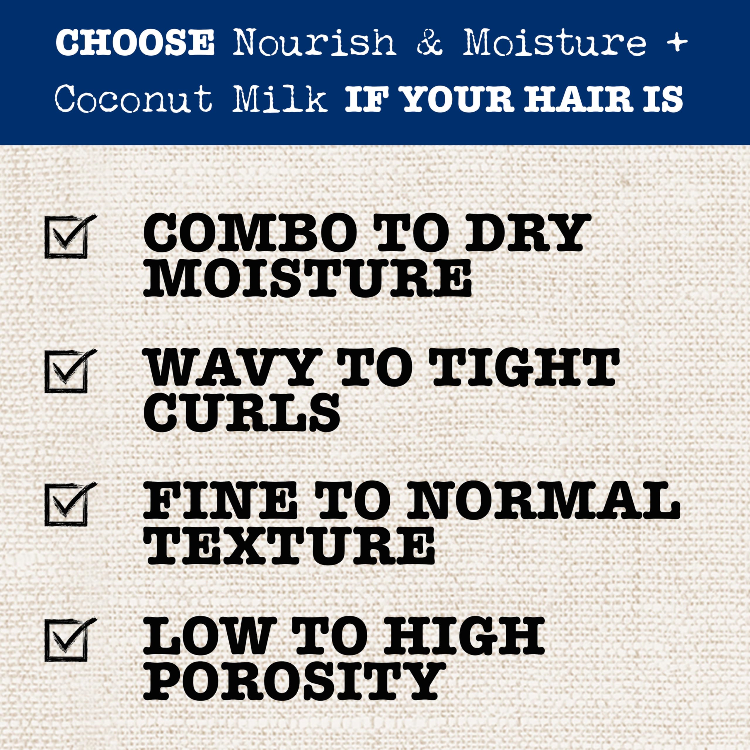 Maui Moisture Nourishing + Coconut Milk Hair Conditioner for Dry Hair - 13.01 fl oz