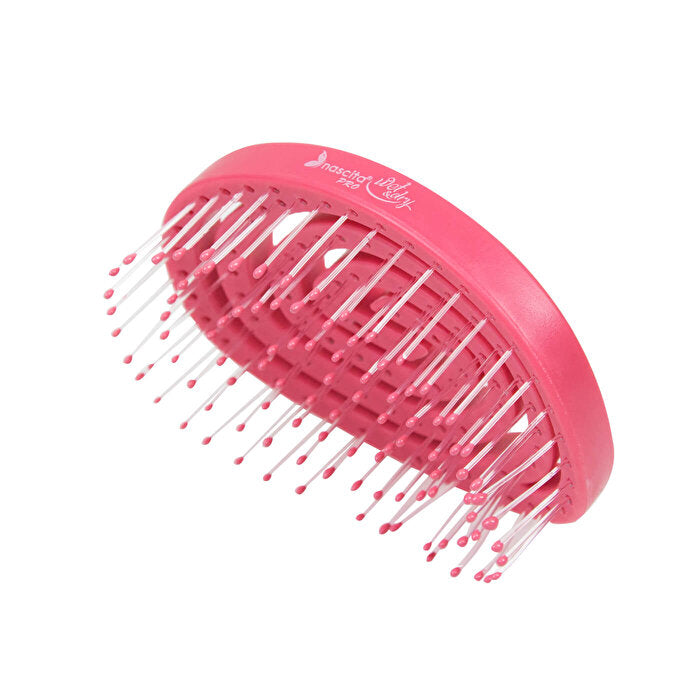 3D Portable Hair Brush - Pink Color | Ergonomic Design