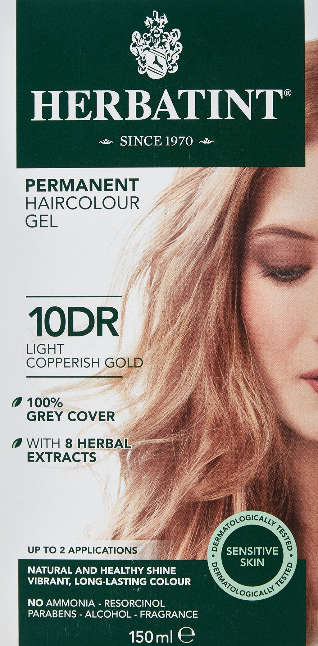 Herbatint Hair Dye - 10DR Light Copperish Gold
