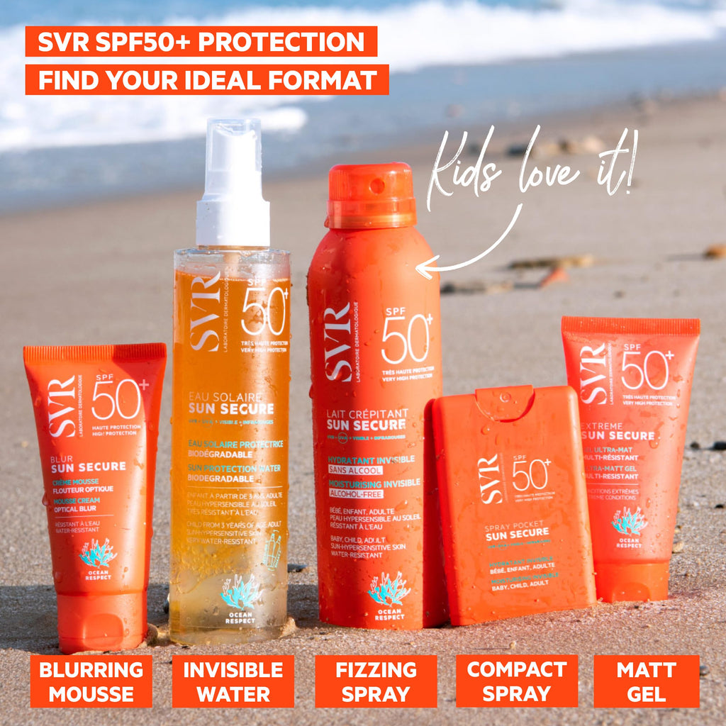SVR Extreme Sun Secure Ultra Matt Gel Sunscreen SPF50+ for Sun Protection