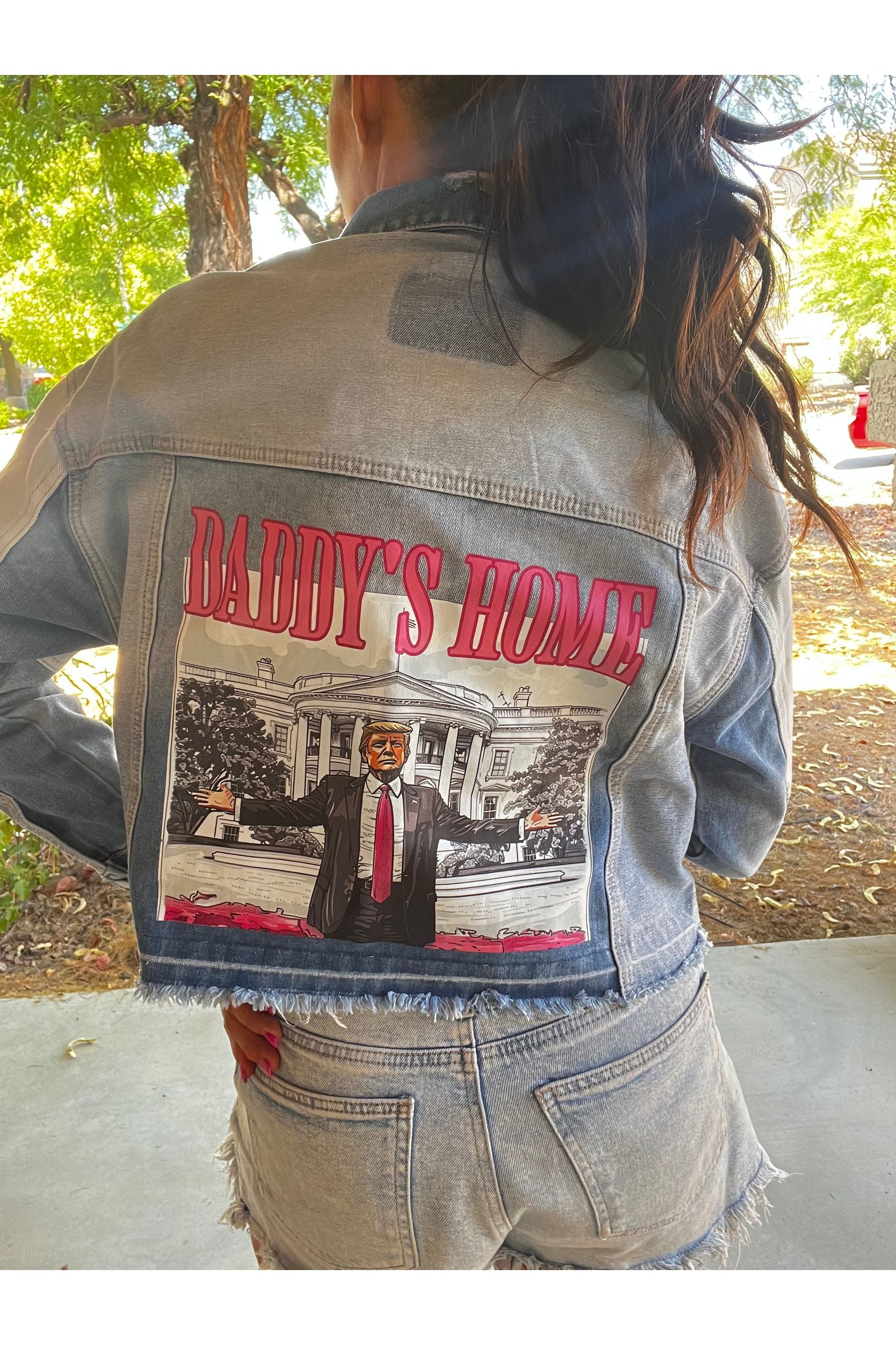 Pretty Little Patriot Pretty Little Patriot Limited Edition Trump Jean Jackets — main product shot