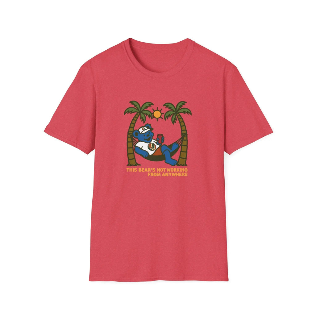 The Bear's Not Working From Anywhere - Life is Dead T-Shirt
