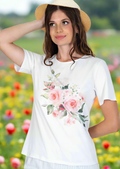 KADOU BOUTIQUE Flower Bouquet T-Shirt — main product shot