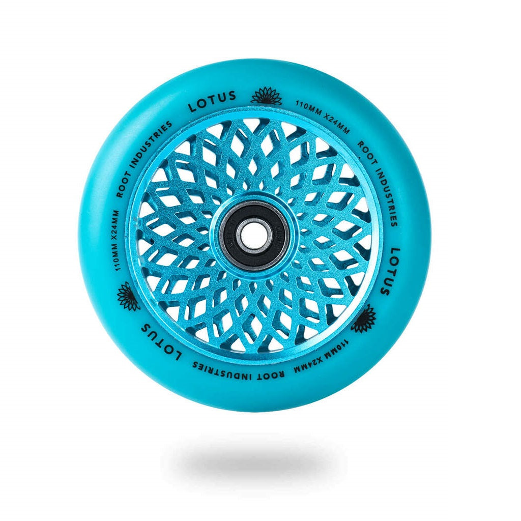 Root Industries 110mm X 24mm Lotus Wheels - Blue (Pair) by Skates USA