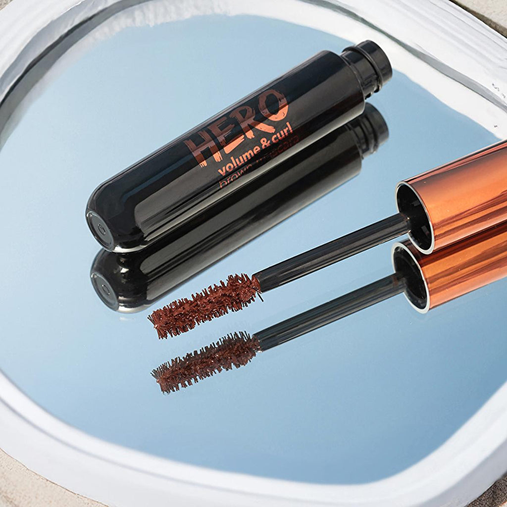 Flormar Hero Volume & Curl Brown Mascara: Long Lasting, Non-Smudge, Clump-Free Formula for Dramatic Lashes