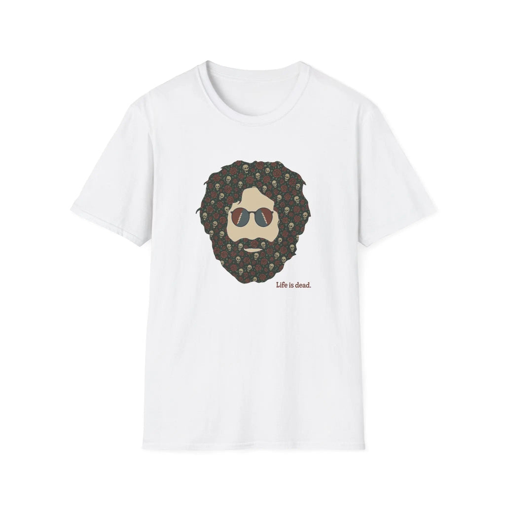 Skull & Roses Jerry Life is Dead T-Shirt
