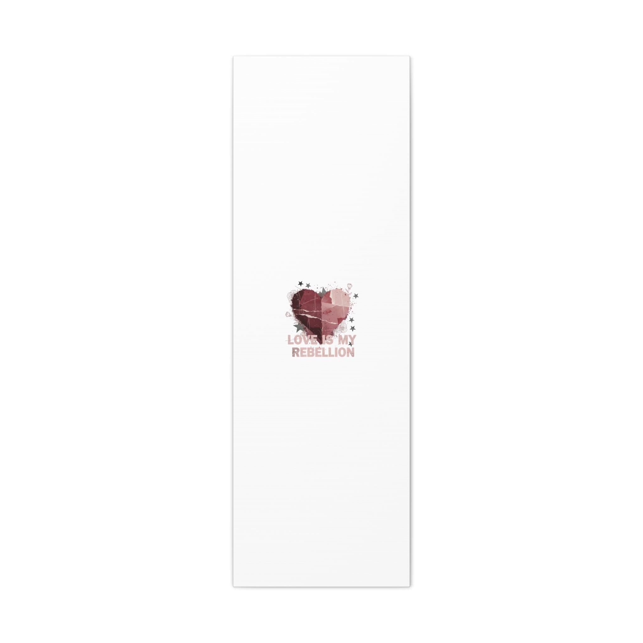 Love Is My Rebellion Canvas | Soft Grunge Hearts, Distressed Valentine Collage