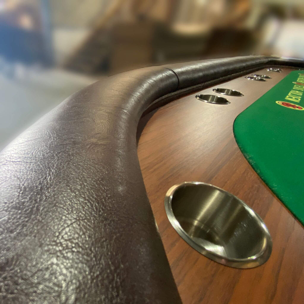 Luxury 96-Inch Gaming Table With LED Lights, Durable Velvet Surface, And Sturdy Pedestal Base (SAK92853) – SAKSBY WHOLESALE, 