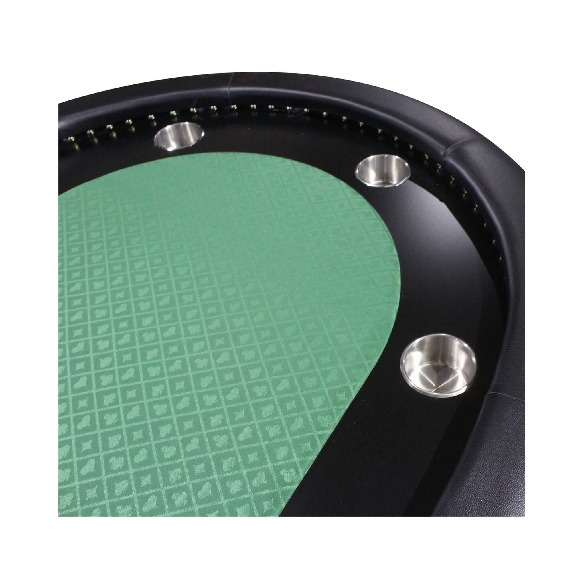 96-Inch Premium 10-Player Poker Table With Cup Holders And Chip Tray (SAK16495) – SAKSBY WHOLESALE, view 6