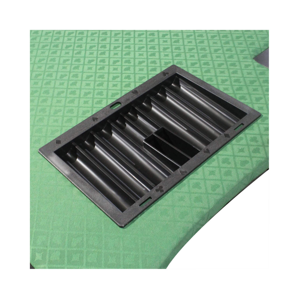 96-Inch Premium 10-Player Poker Table With Cup Holders And Chip Tray (SAK16495) – SAKSBY WHOLESALE, view 7