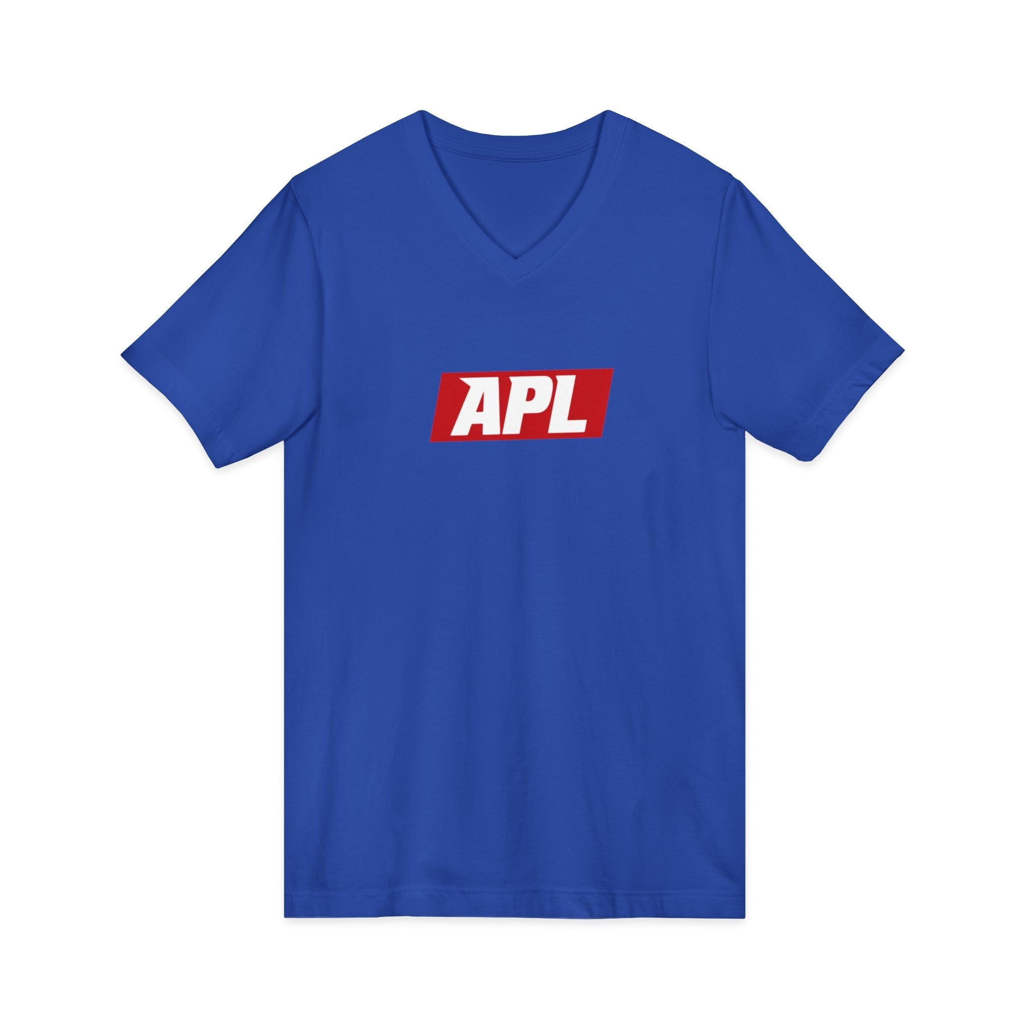 Unisex Jersey Short Sleeve V-Neck Tee