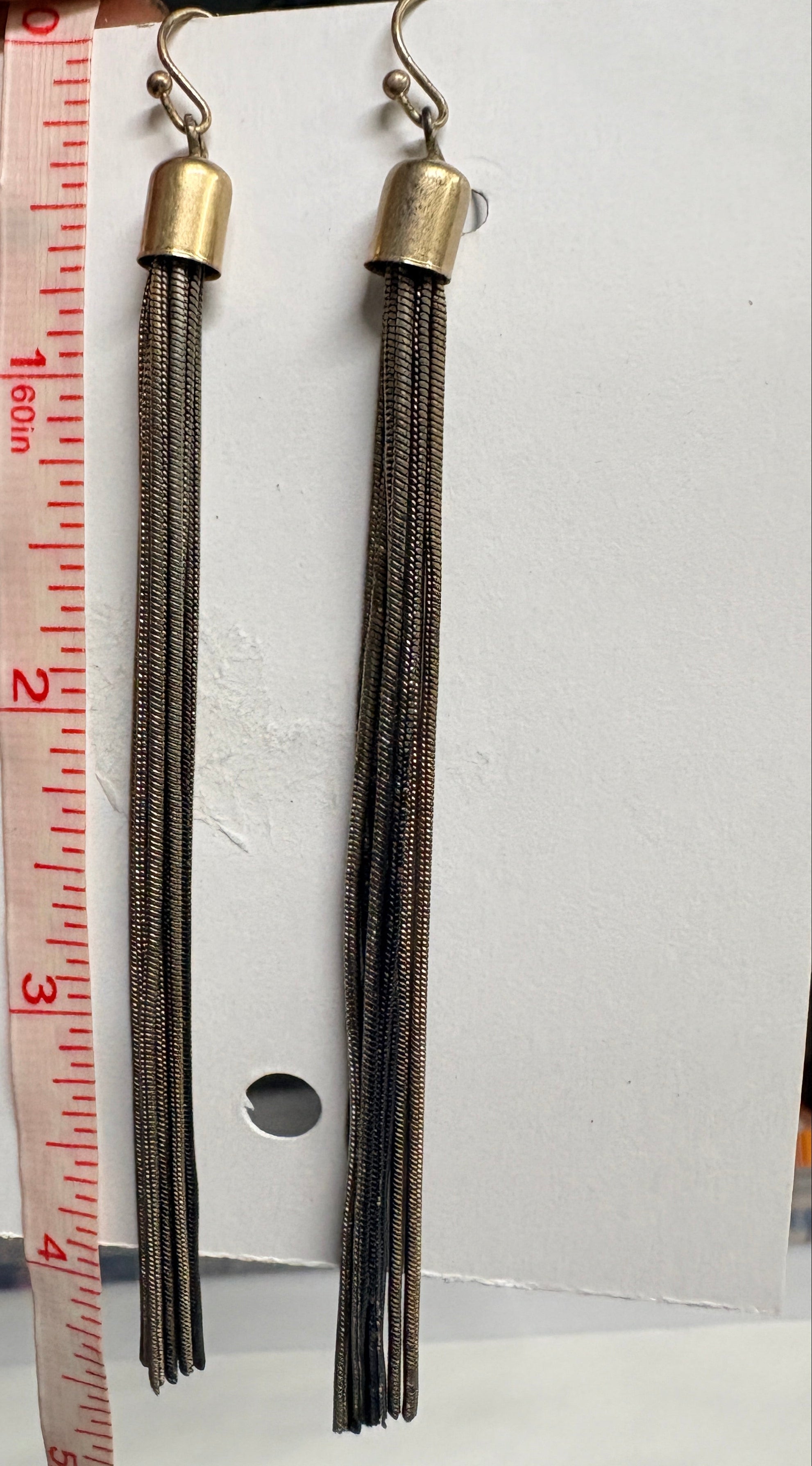 Stained chain dangles