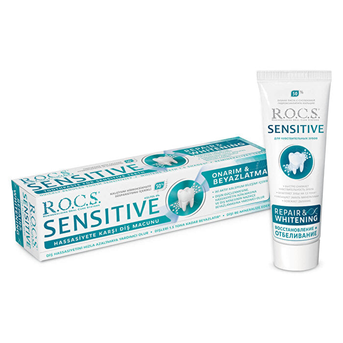 R.O.C.S. Sensitive Repair & Whitening Toothpaste - 75 ml