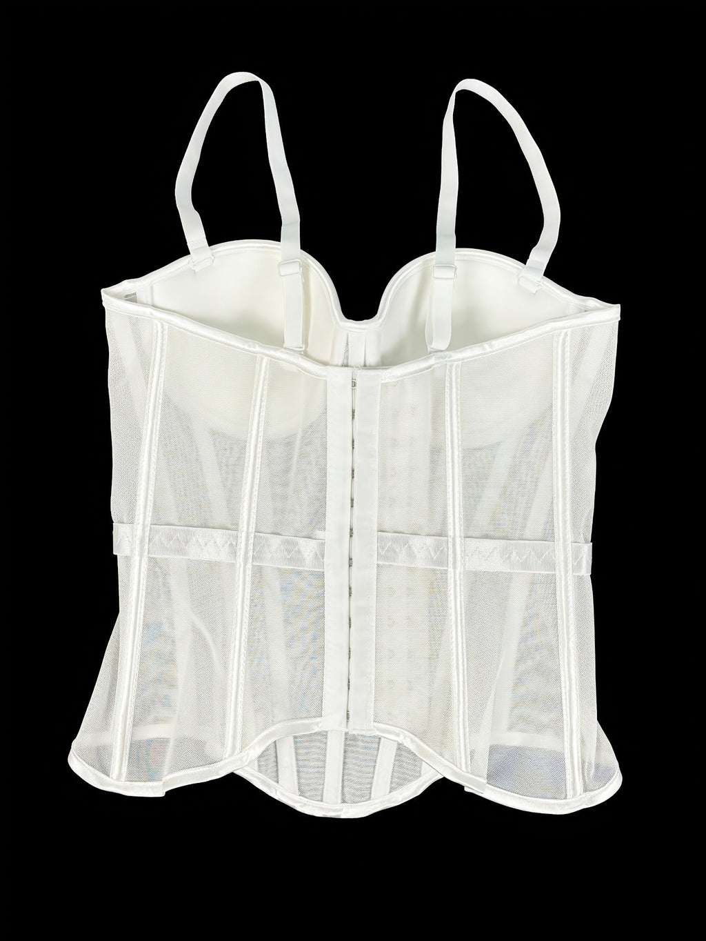 MyClosetAid Mesh See-Through Fishbone Corset — packaging