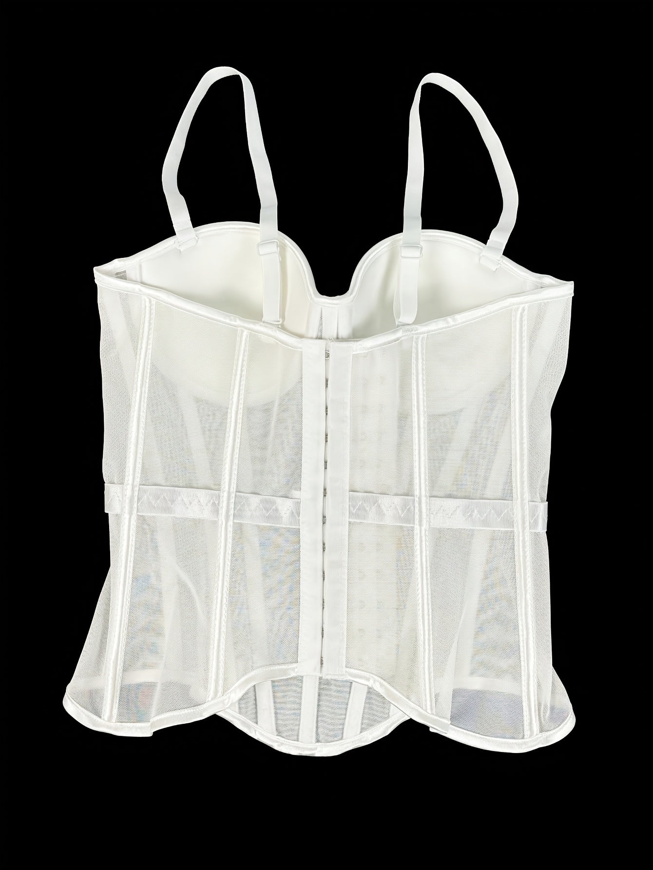 MyClosetAid Mesh See-Through Fishbone Corset — packaging