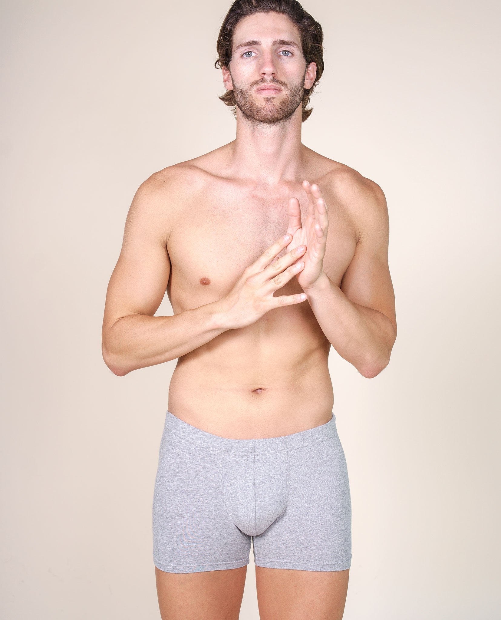 tittimitti BASIC COTTON Premium Quality Italian Underwear Cotton Men's Boxers Without Fly. Proudly Made in Italy (984) — main