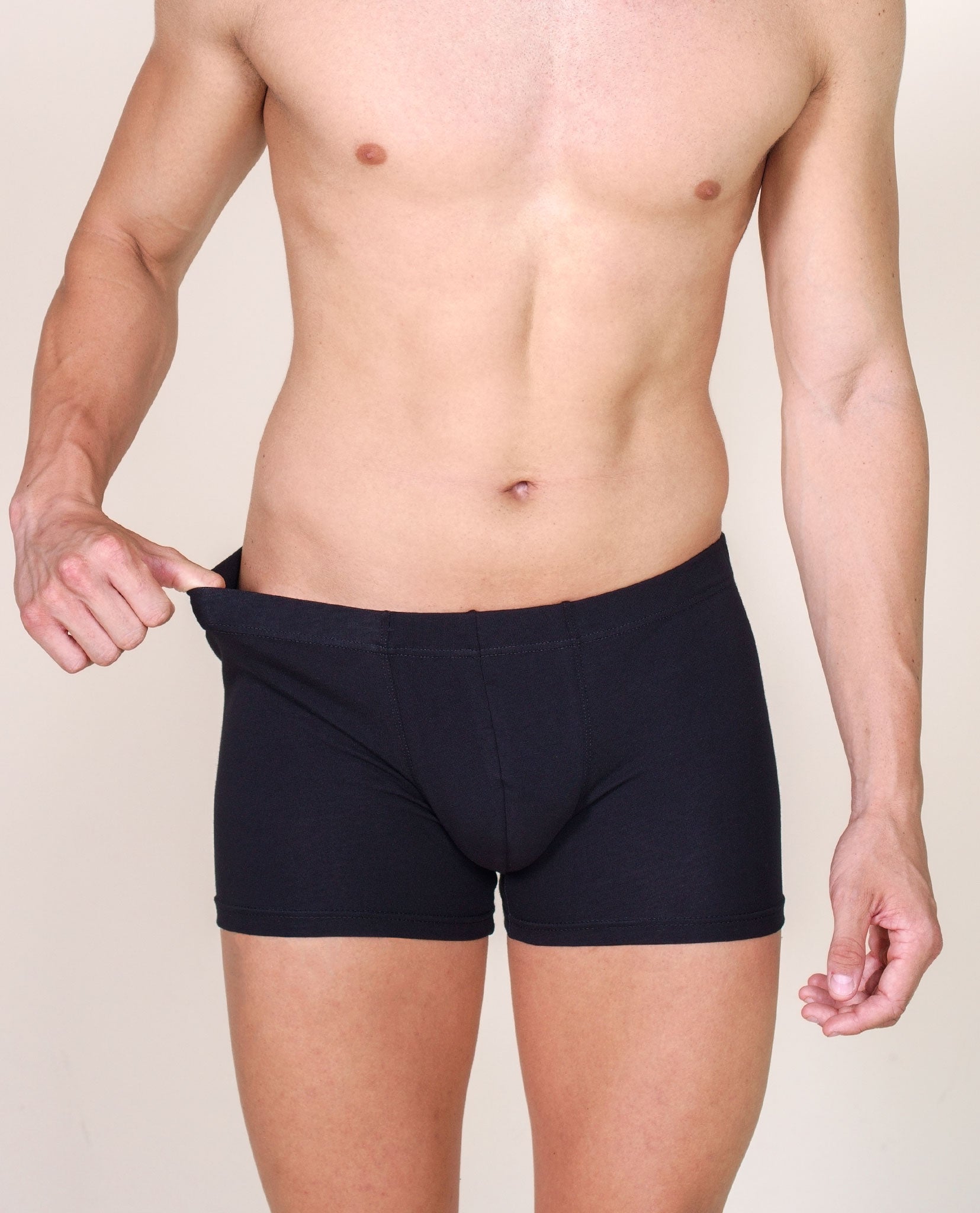 tittimitti BASIC COTTON Premium Quality Italian Underwear Cotton Men's Boxers Without Fly. Proudly Made in Italy (984) — fabr