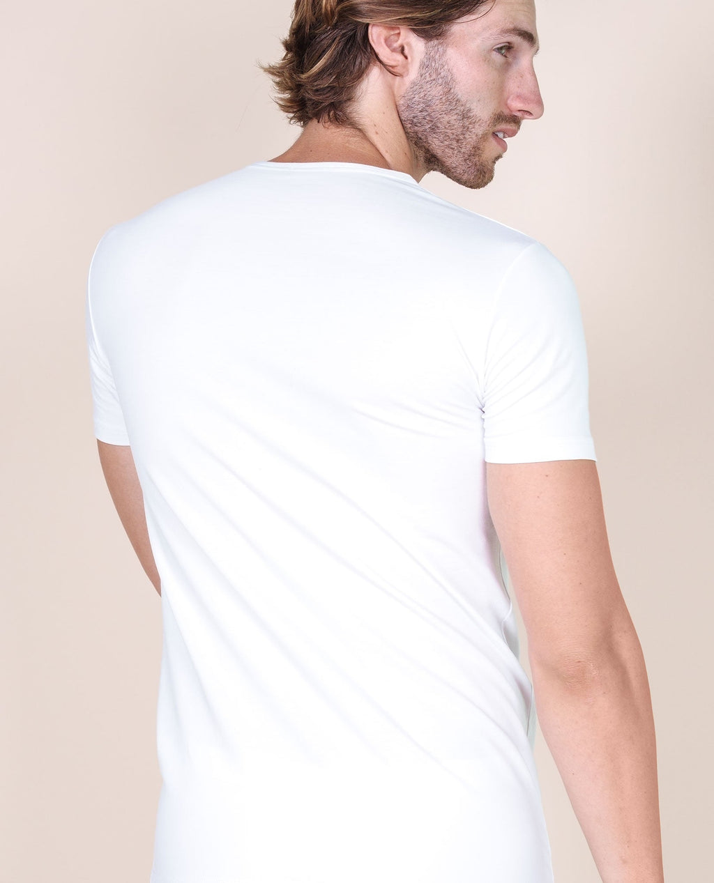 tittimitti BASIC COTTON Free Spirit Premium Quality Cotton Men's V - Neck T-Shirt Proudly Made in Italy (985) — size referenc