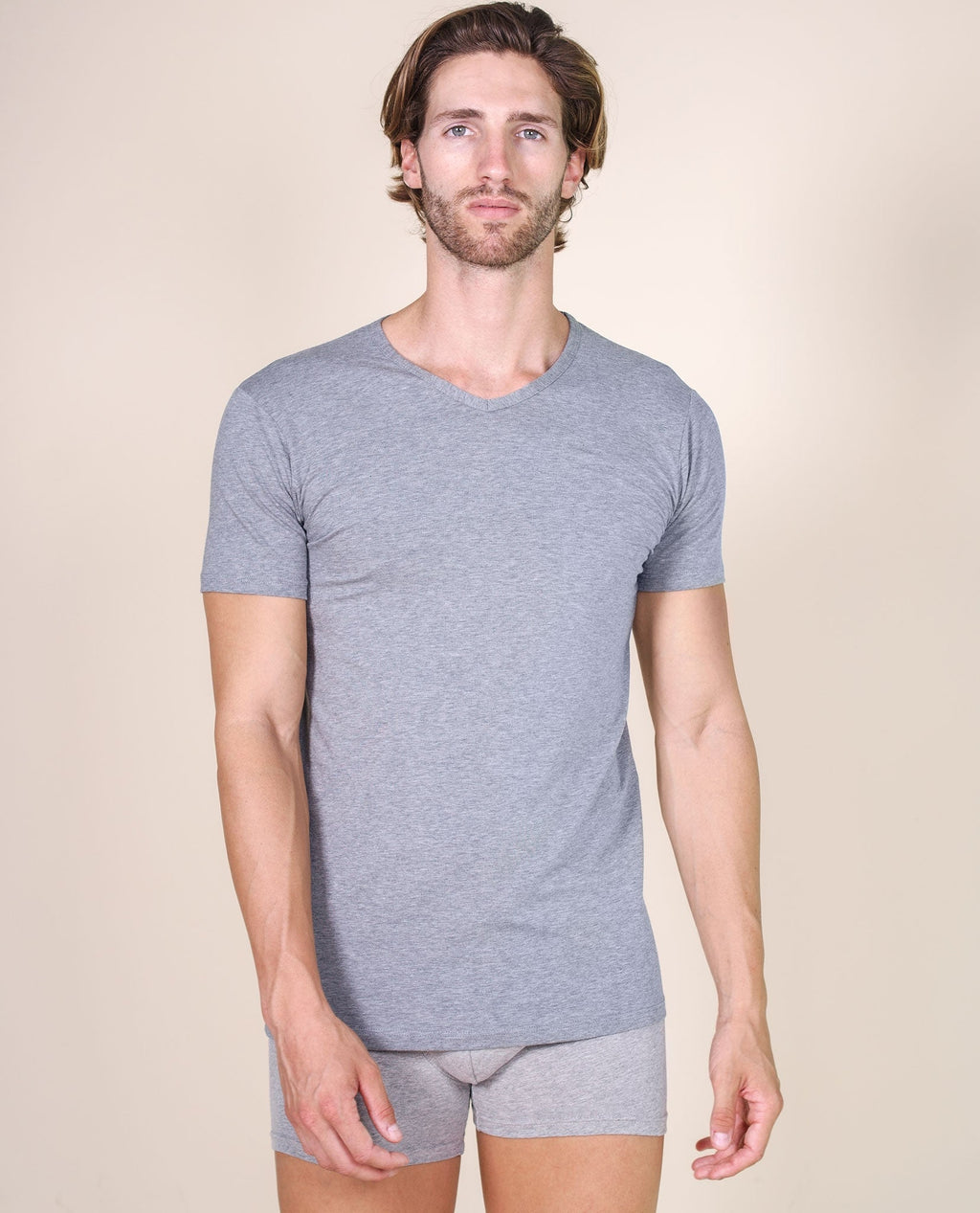 tittimitti BASIC COTTON Free Spirit Premium Quality Cotton Men's V - Neck T-Shirt Proudly Made in Italy (985) — packaging