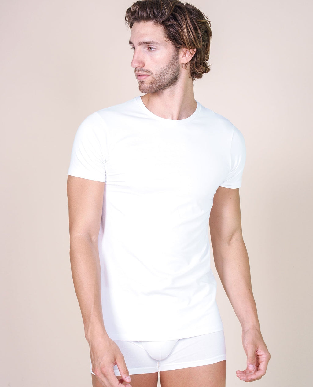 tittimitti BASIC COTTON Free Spirit Premium Quality 100% Cotton Men's Crew Neck T-Shirt. Proudly Made in Italy (906) — altern