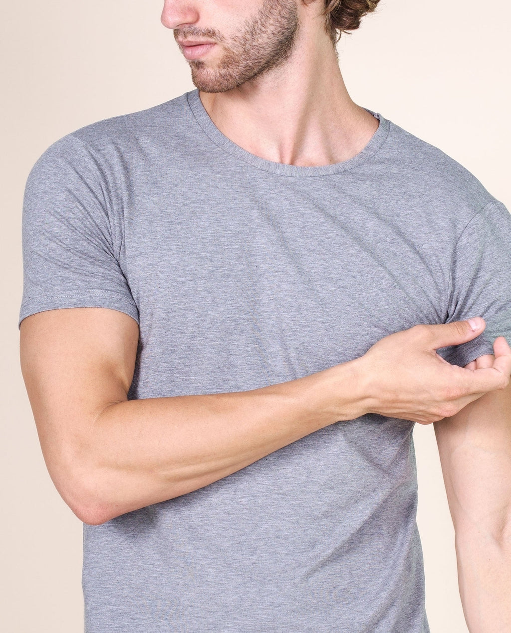 tittimitti BASIC COTTON Free Spirit Premium Quality 100% Cotton Men's Crew Neck T-Shirt. Proudly Made in Italy (906) — detail