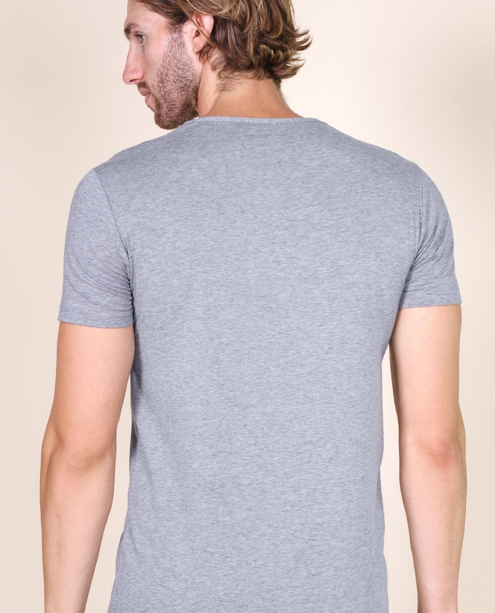 tittimitti BASIC COTTON Free Spirit Premium Quality 100% Cotton Men's Crew Neck T-Shirt. Proudly Made in Italy (906) — side v
