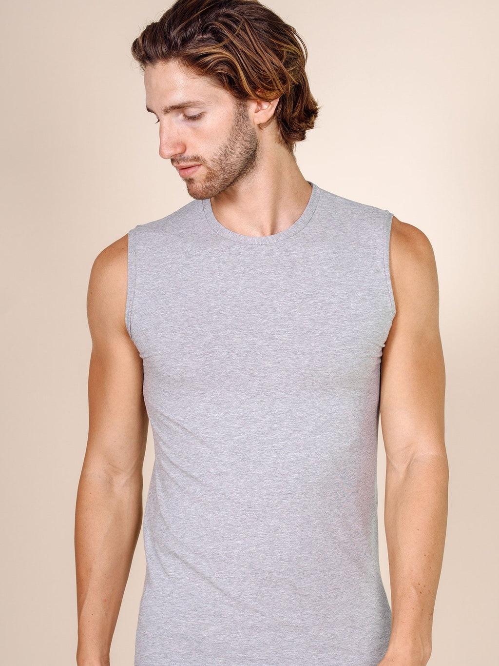 tittimitti BASIC COTTON Free Spirit Premium Quality Cotton Men's Sleeveless Tank Top. Proudly Made in Italy (988) — lifestyle